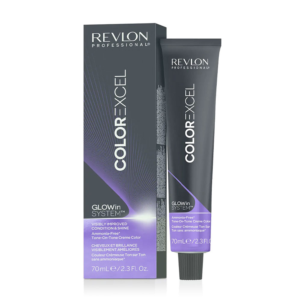 Напівперманентна фарба для волосся Revlon Professional Color Excel Glowin System Tone-On-Tone Ammonia-Free 6.24 Dark Iridescent Chestnut Blonde, 70 мл